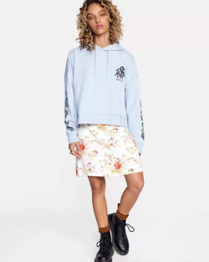 RVCA Moletom Com Capuz The Good And Bad Feminino | KGURZC-427<MULHER Moletom Com Capuz