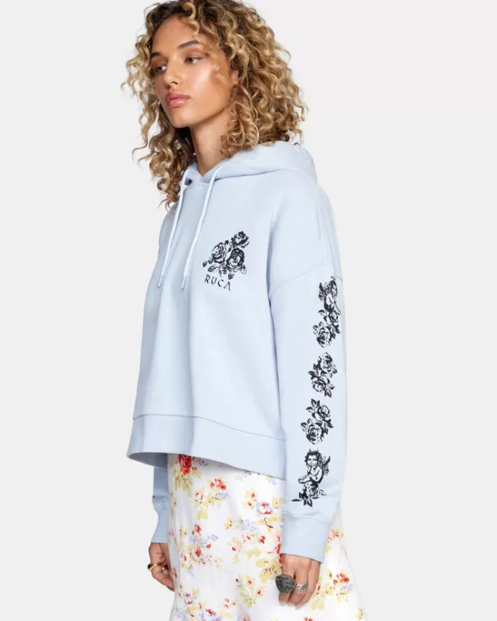 RVCA Moletom Com Capuz The Good And Bad Feminino | KGURZC-427<MULHER Moletom Com Capuz