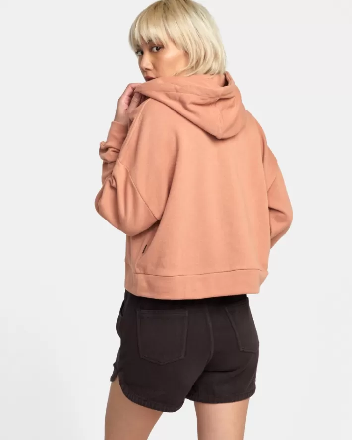 RVCA Moletom Com Capuz VA State Of Mind Feminino | DUILEF-596<MULHER Moletom Com Capuz
