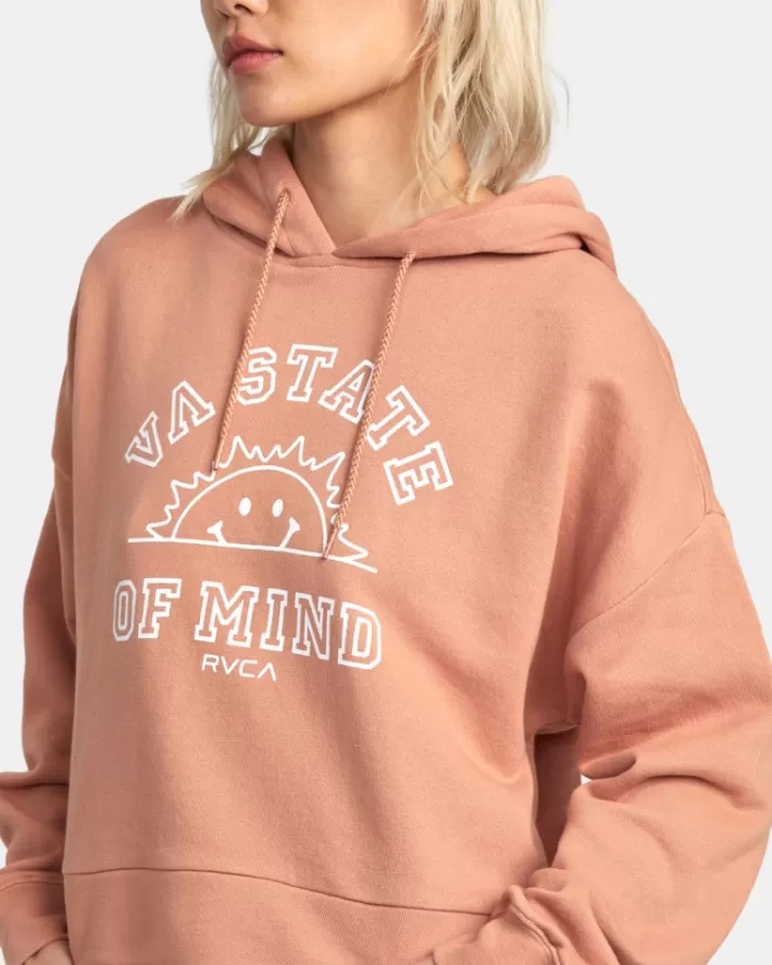 RVCA Moletom Com Capuz VA State Of Mind Feminino | DUILEF-596<MULHER Moletom Com Capuz
