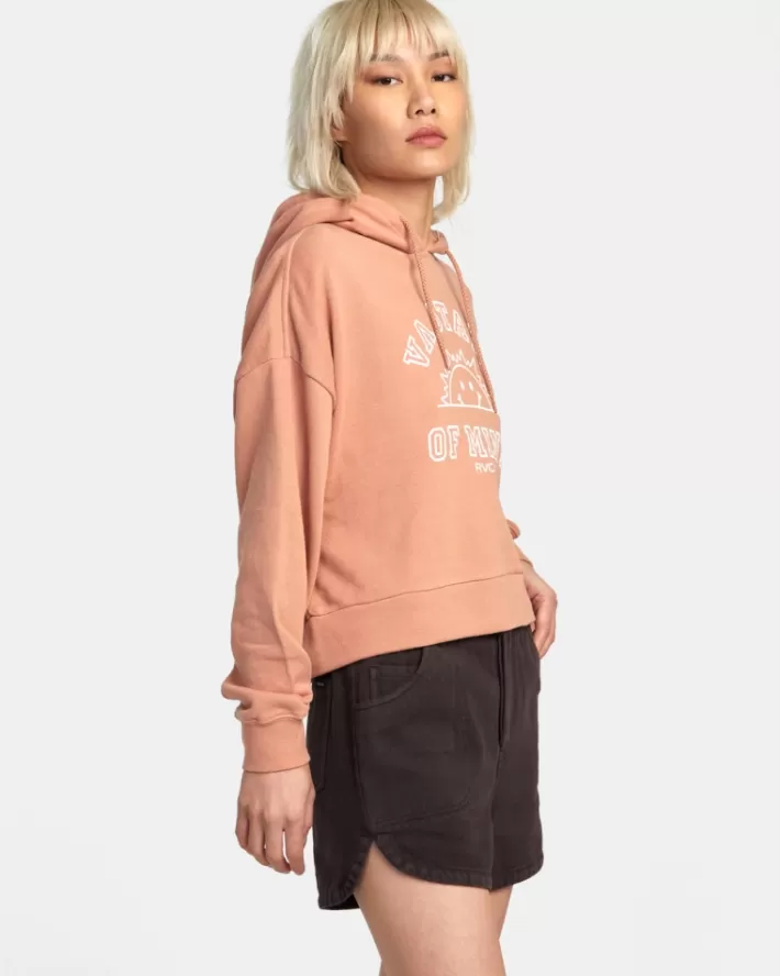 RVCA Moletom Com Capuz VA State Of Mind Feminino | DUILEF-596<MULHER Moletom Com Capuz