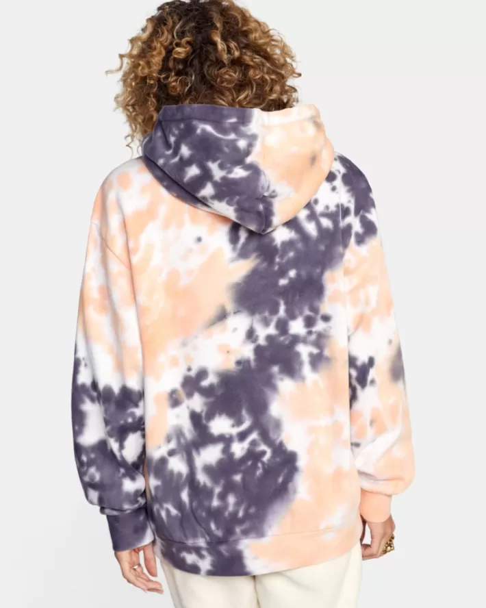 RVCA Moletom Com Capuz VA Worldwide Feminino | HTGKSX-439<MULHER Moletom Com Capuz