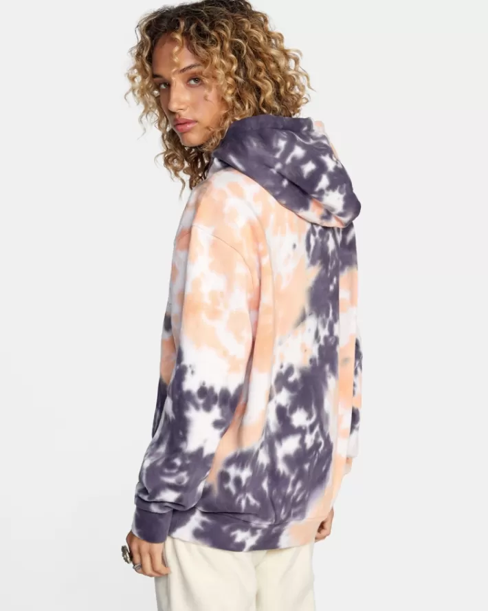 RVCA Moletom Com Capuz VA Worldwide Feminino | HTGKSX-439<MULHER Moletom Com Capuz