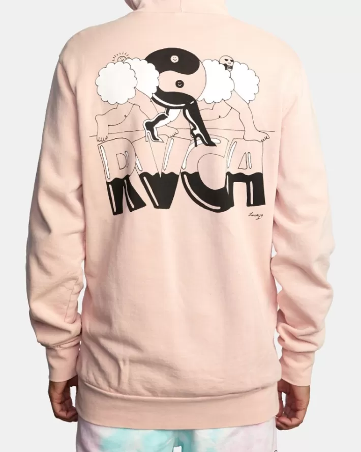 RVCA Moletom Com Capuz x Jesse Lortz Pullover Masculino | PLUNHJ-413< Moletom Com Capuz