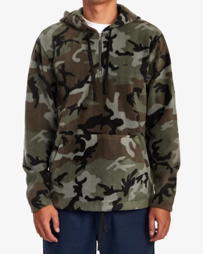 RVCA Moletom Com Capuz Yukon Quarter Zip Pullover Masculino | SBUCVD-748< Moletom Com Capuz