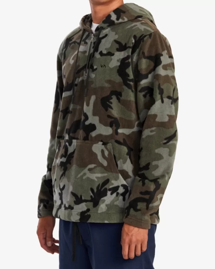 RVCA Moletom Com Capuz Yukon Quarter Zip Pullover Masculino | SBUCVD-748< Moletom Com Capuz