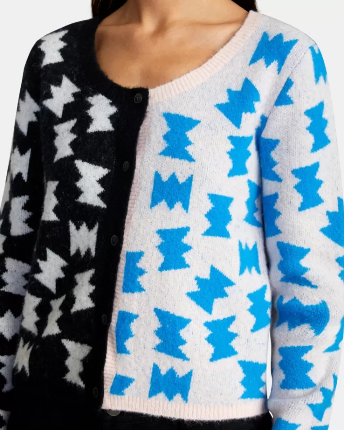 RVCA Suéteres LP x KLW Inverted Cardigan Feminino | OXNIBP-154<MULHER Suéteres
