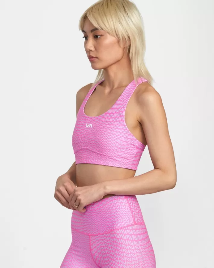 RVCA Sutiã Esportivo VA Essential Medio Support Feminino | ZWOLPE-649<MULHER Sutiã Esportivo