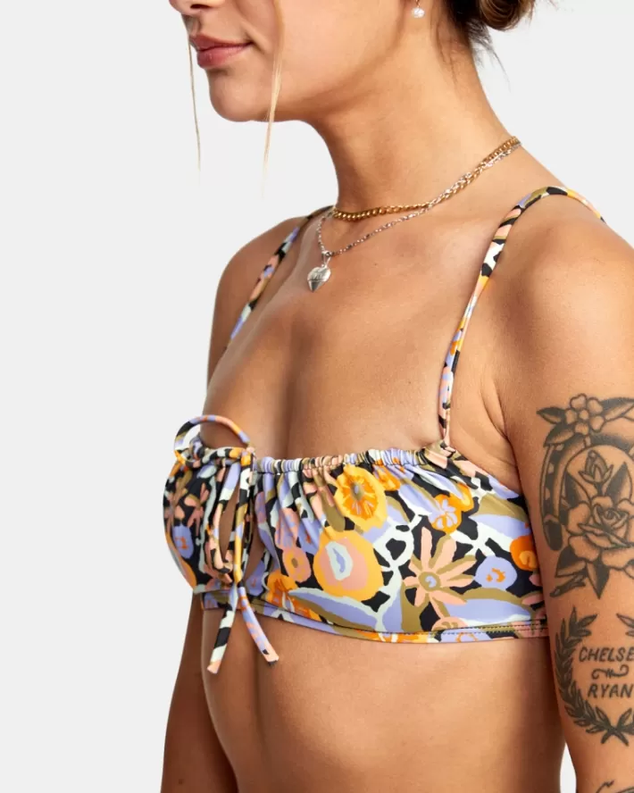 RVCA Tops De Biquíni Avant Gardner Bralette Feminino | TVAUKB-164<MULHER Tops De Biquíni