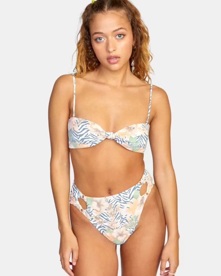 RVCA Tops De Biquíni Bazaar Bandeau Feminino | OUQDBX-583<MULHER Tops De Biquíni