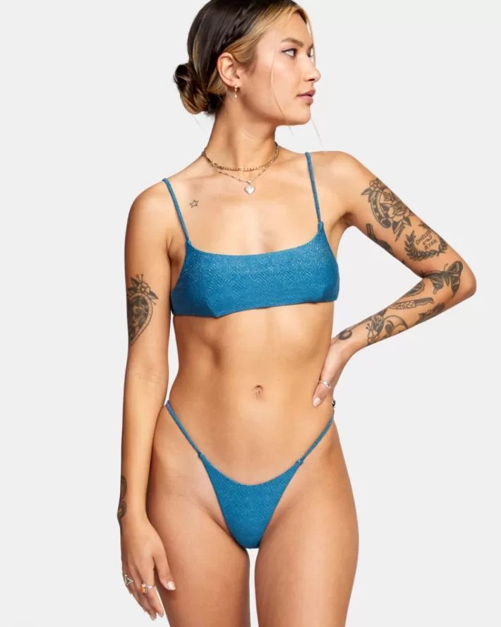 RVCA Tops De Biquíni Brightside Bralette Feminino | CBJLUR-309<MULHER Tops De Biquíni