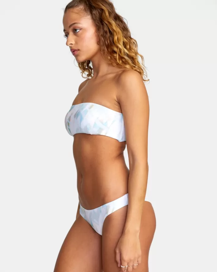 RVCA Tops De Biquíni Dye Dream Bandeau Feminino | JDWNYA-728<MULHER Tops De Biquíni