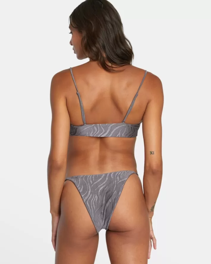 RVCA Tops De Biquíni Feral V-Wire Cropped Feminino | HGYQEB-349<MULHER Tops De Biquíni