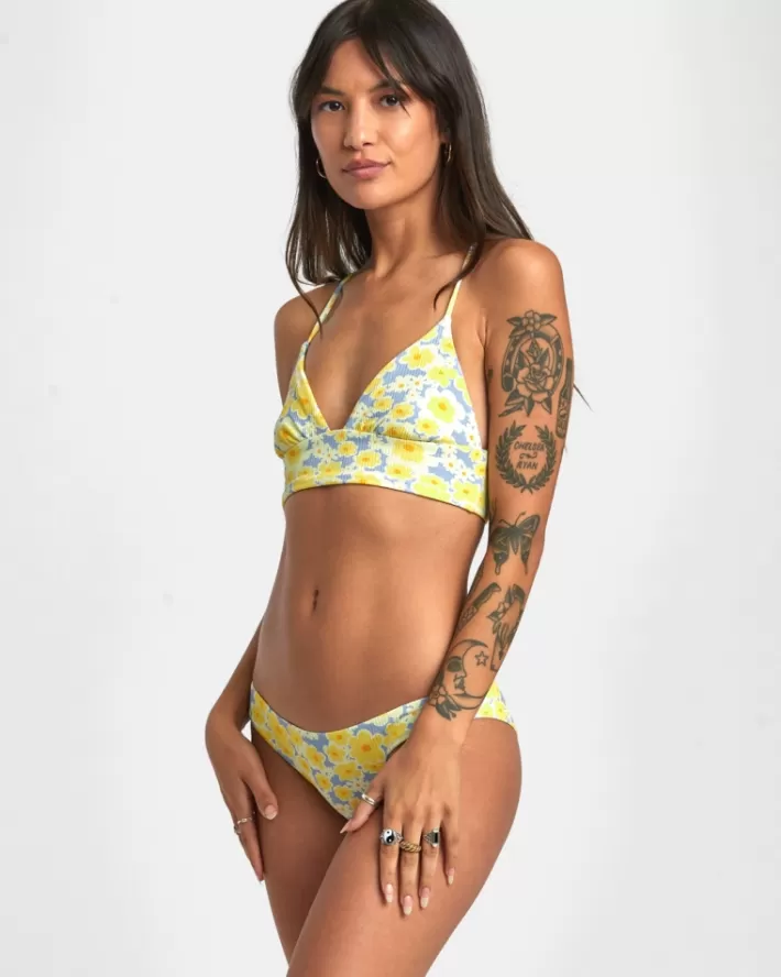 RVCA Tops De Biquíni Freya Triangle Crop Feminino | ENLSTQ-738<MULHER Tops De Biquíni