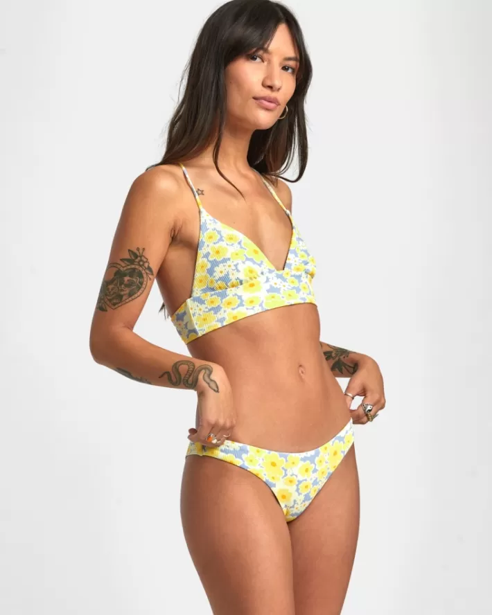 RVCA Tops De Biquíni Freya Triangle Crop Feminino | ENLSTQ-738<MULHER Tops De Biquíni
