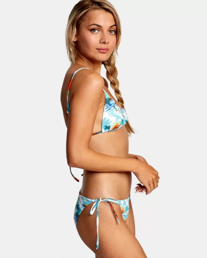 RVCA Tops De Biquíni Hot Tropic Chinelos Triangle Feminino | DCWSNP-816<MULHER Tops De Biquíni