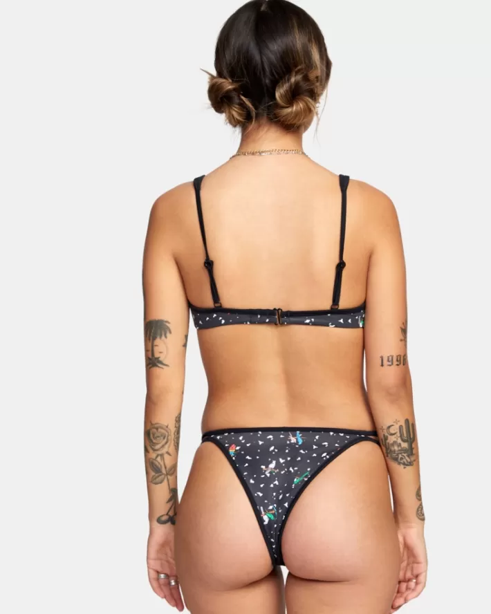 RVCA Tops De Biquíni LP x KLW Uncaged Bralette Feminino | RAMVLI-074<MULHER Tops De Biquíni