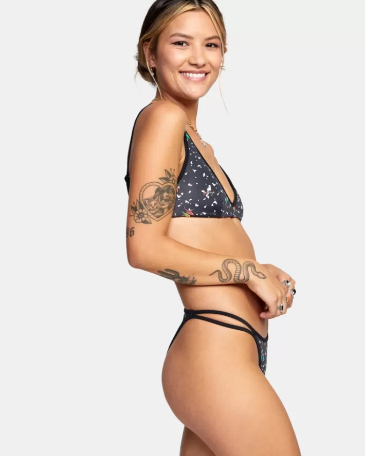 RVCA Tops De Biquíni LP x KLW Uncaged Bralette Feminino | RAMVLI-074<MULHER Tops De Biquíni