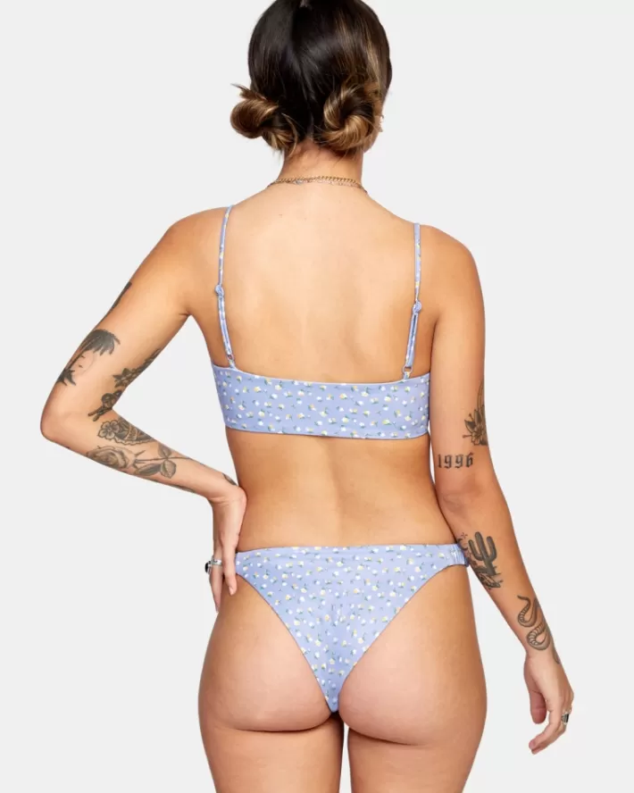 RVCA Tops De Biquíni Mille Bandeau Feminino | ZNGLIS-401<MULHER Tops De Biquíni