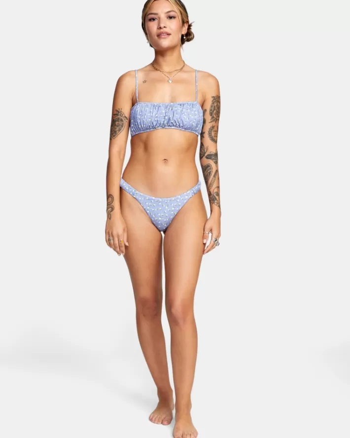 RVCA Tops De Biquíni Mille Bandeau Feminino | ZNGLIS-401<MULHER Tops De Biquíni