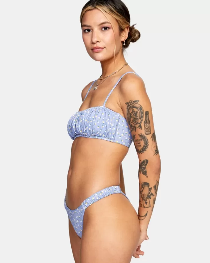 RVCA Tops De Biquíni Mille Bandeau Feminino | ZNGLIS-401<MULHER Tops De Biquíni