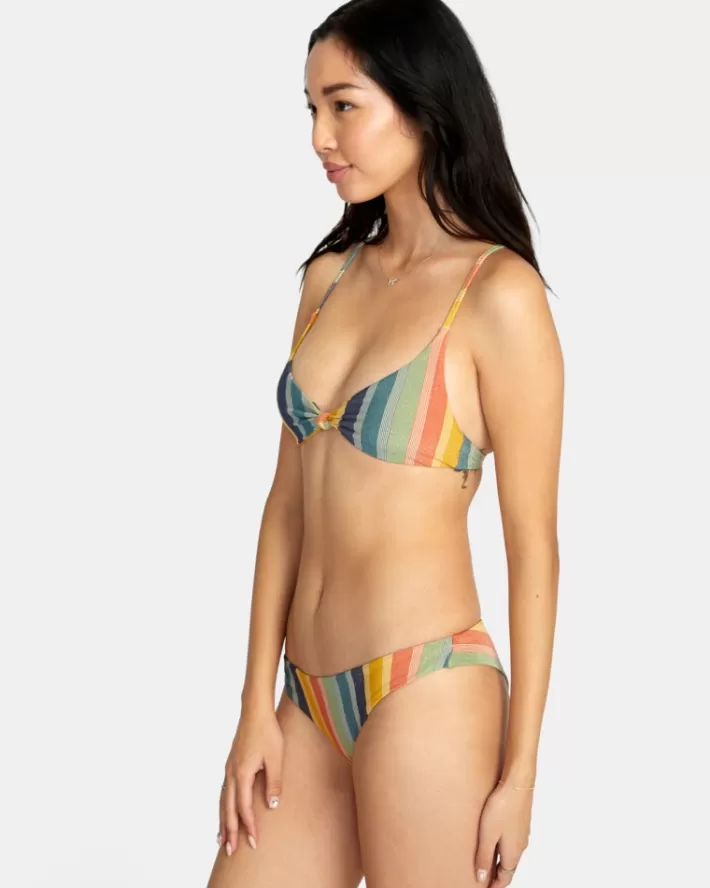 RVCA Tops De Biquíni Mirage Knotted Crossback Feminino | RMSJNZ-978<MULHER Tops De Biquíni