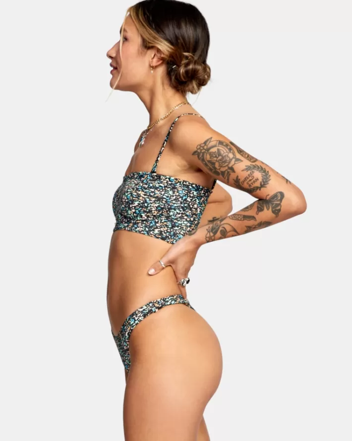 RVCA Tops De Biquíni No Matter Bandeau Feminino | XEKAGT-976<MULHER Tops De Biquíni