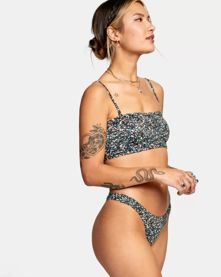 RVCA Tops De Biquíni No Matter Bandeau Feminino | XEKAGT-976<MULHER Tops De Biquíni