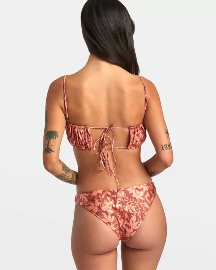 RVCA Tops De Biquíni Oasis 2-Way Bandeau Feminino | MNXWYT-750<MULHER Tops De Biquíni