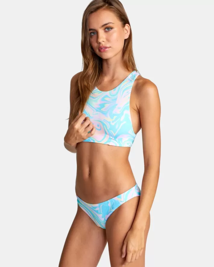 RVCA Tops De Biquíni Psychee High Neck Feminino | QIJMFE-193<MULHER Tops De Biquíni
