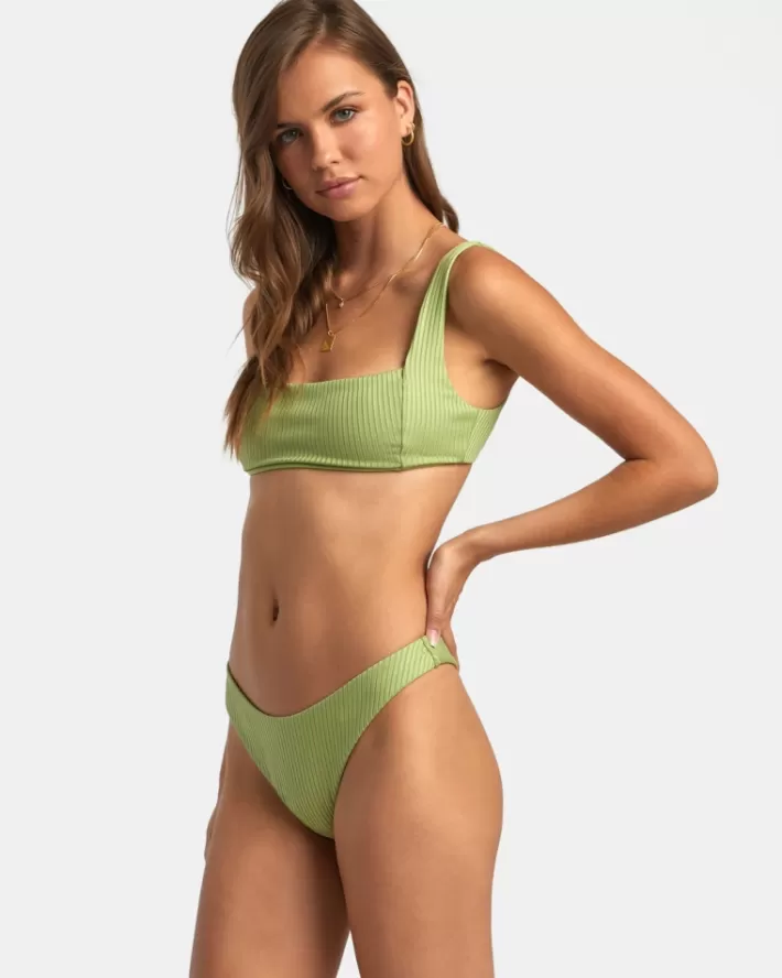 RVCA Tops De Biquíni Second Life Square Bralette Feminino | VNGKIX-820<MULHER Tops De Biquíni