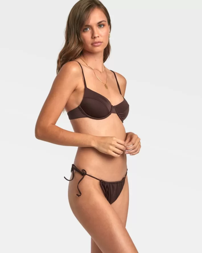 RVCA Tops De Biquíni Solid Shimmer Underwire Feminino | XFDCYG-364<MULHER Tops De Biquíni