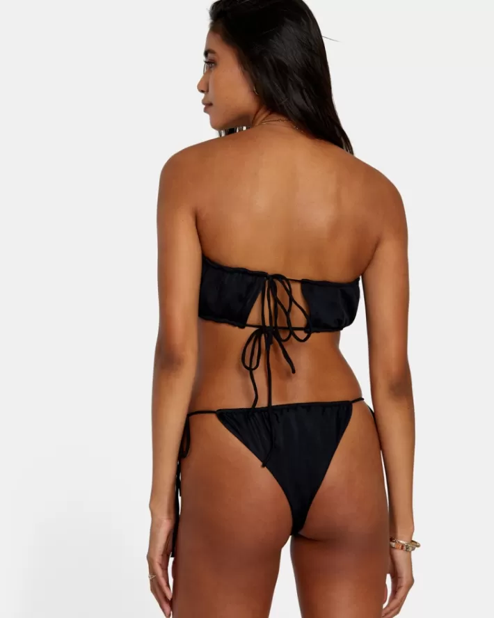 RVCA Tops De Biquíni Solid 2-Way Bandeau Feminino | RDFLSK-921<MULHER Tops De Biquíni