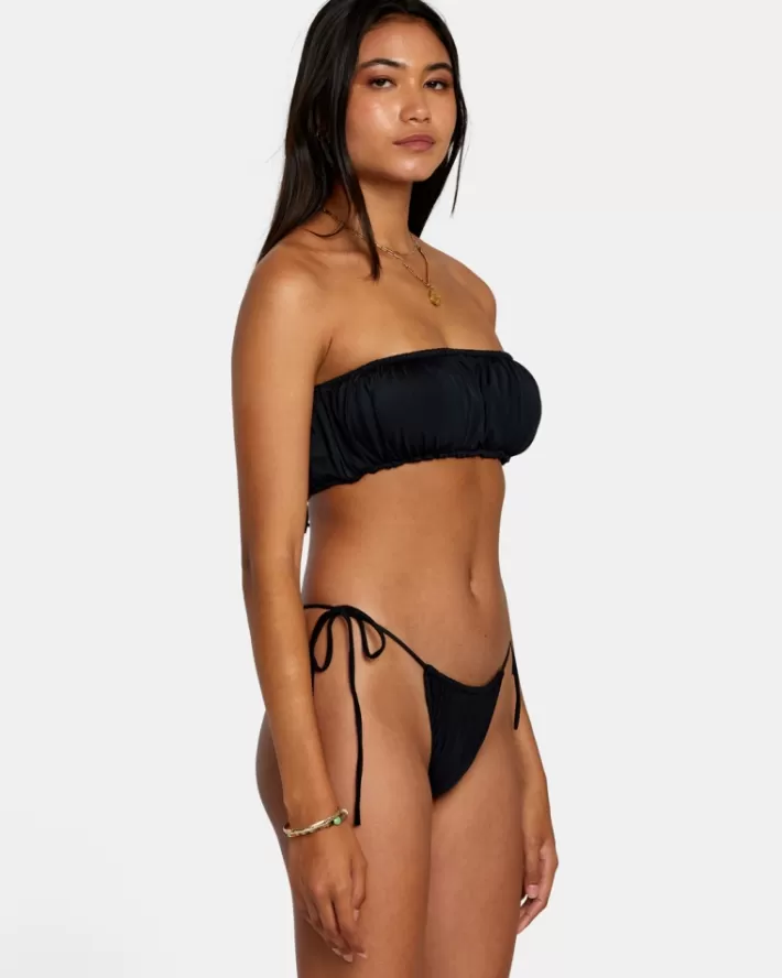 RVCA Tops De Biquíni Solid 2-Way Bandeau Feminino | RDFLSK-921<MULHER Tops De Biquíni