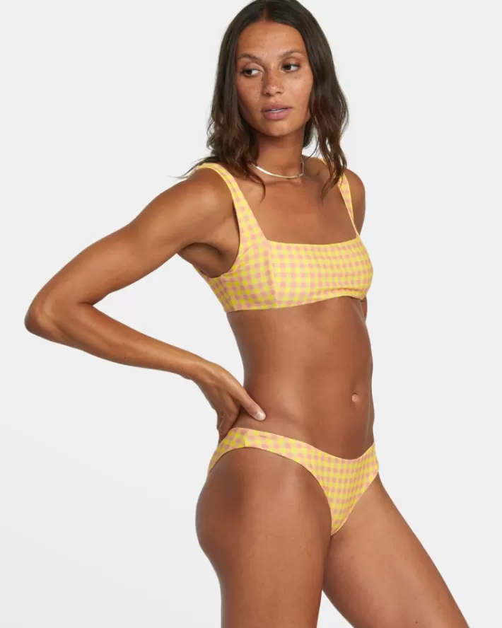 RVCA Tops De Biquíni Sunkissed Square Bralette Feminino | OSRINK-941<MULHER Tops De Biquíni
