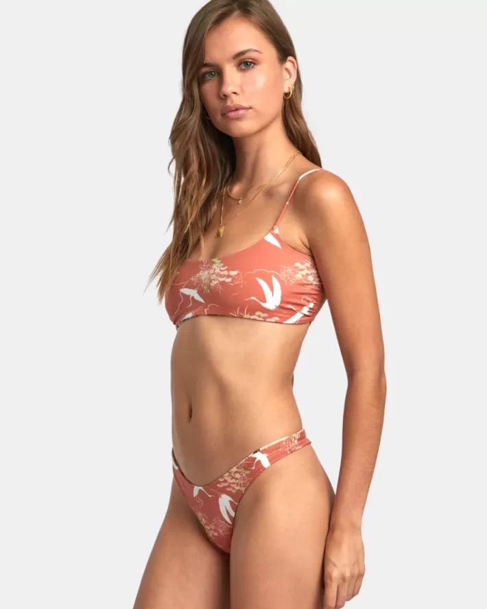 RVCA Tops De Biquíni Tossed Bralette Feminino | DXBGLY-509<MULHER Tops De Biquíni