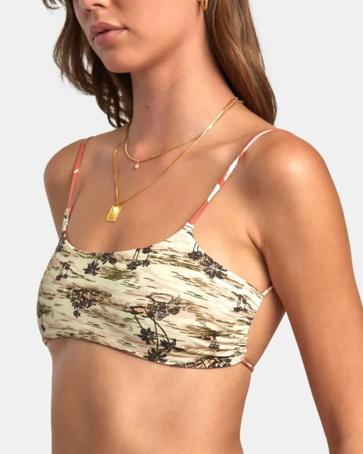 RVCA Tops De Biquíni Tossed Bralette Feminino | DXBGLY-509<MULHER Tops De Biquíni