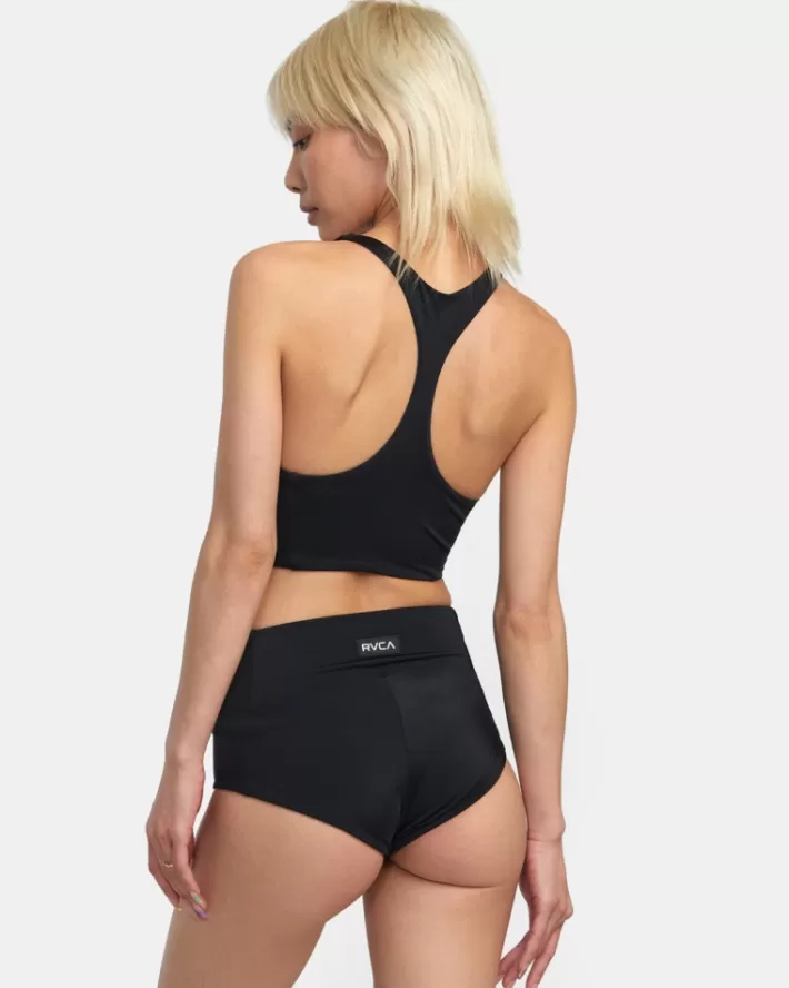 RVCA Tops De Biquíni VA Essential Solid High Neck Racerback Swim Feminino | WFHJDM-306<MULHER Tops De Biquíni