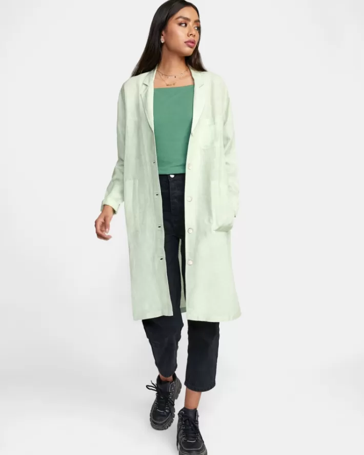 RVCA Tops Balmy Oversized Blazer Feminino | IAEVML-213<MULHER Tops