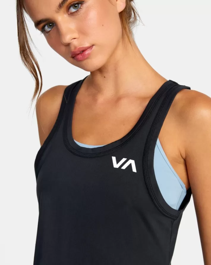 RVCA Tops Esportivos Vent Workout Feminino | TJUXIQ-614<MULHER Tops
