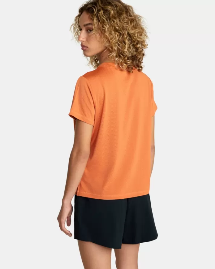 RVCA Tops Esportivos Vent Workout Tee Feminino | MRYZCG-403<MULHER Tops