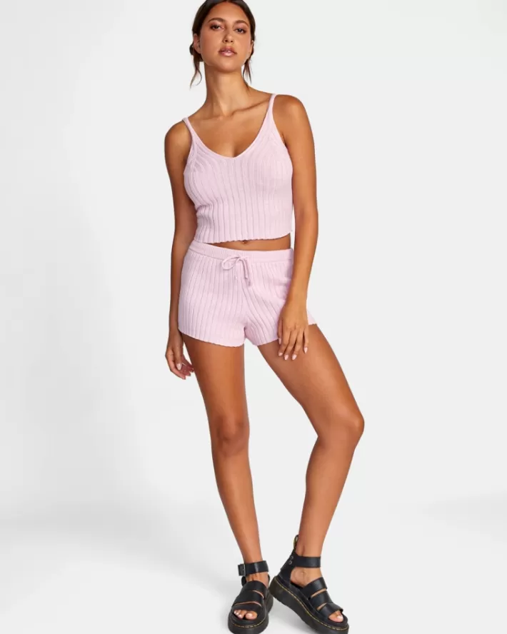 RVCA Tops For The Record Cropped Feminino | SWTCGM-706<MULHER Tops
