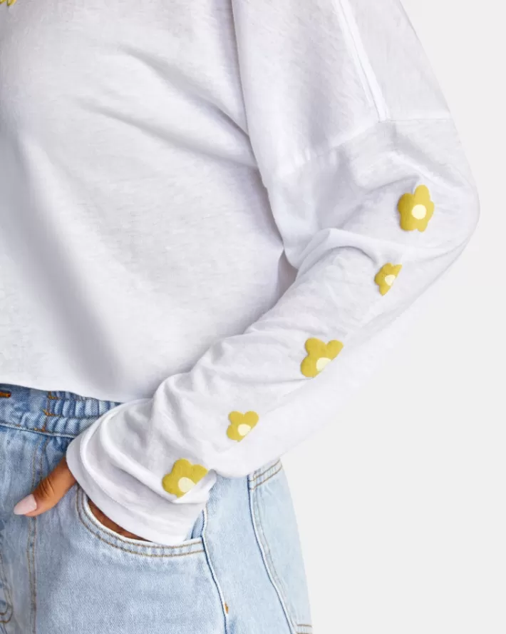 RVCA Tops Retro Puff Long Sleeve Tee Feminino | WQFXKA-358<MULHER Tops