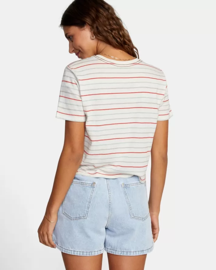 RVCA Tops Shroom Pocket Tee Feminino | VZNMTY-715<MULHER Tops