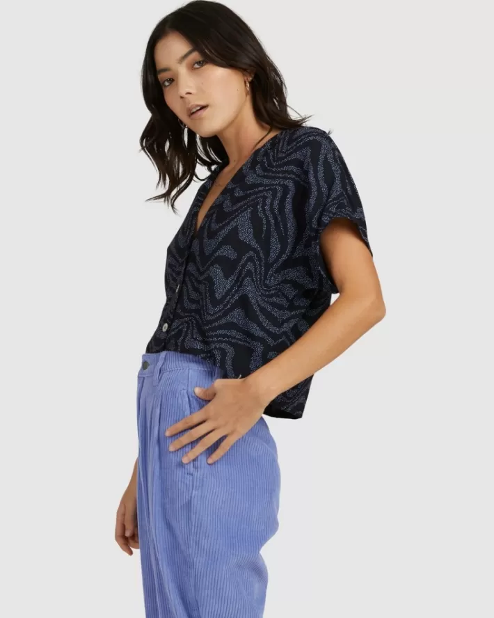 RVCA Tops Strata Feminino | PDABUF-861<MULHER Tops
