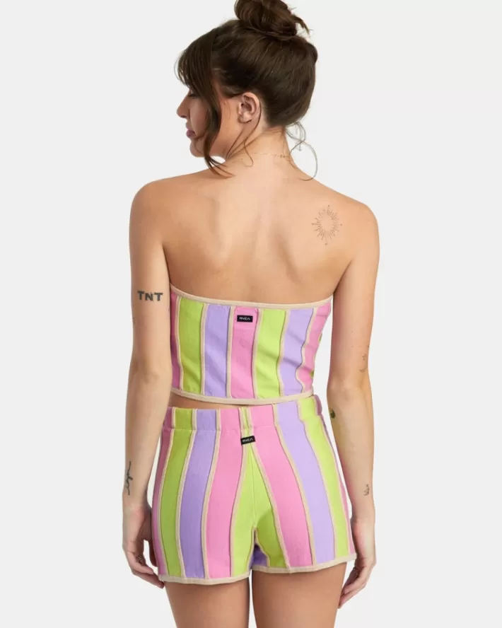RVCA Tops Upswing Crop Feminino | NTXJPV-726<MULHER Tops