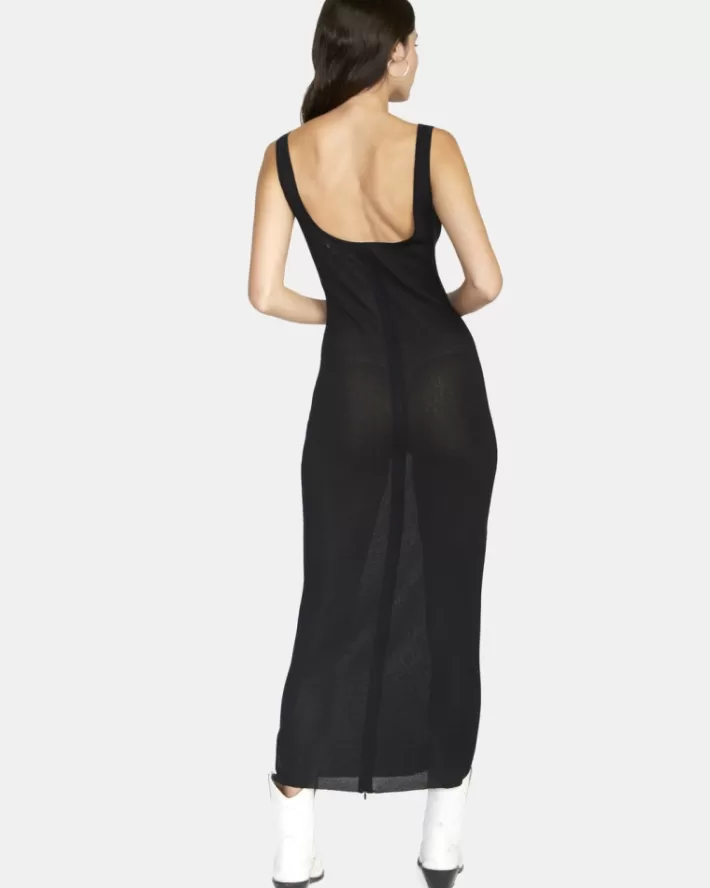 RVCA Vestidos Back It Up Midi Bodycon Feminino | WVYTDL-327<MULHER Vestidos