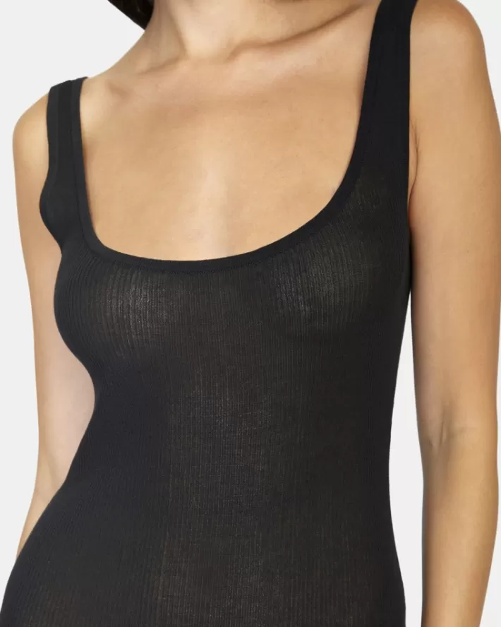 RVCA Vestidos Back It Up Midi Bodycon Feminino | WVYTDL-327<MULHER Vestidos