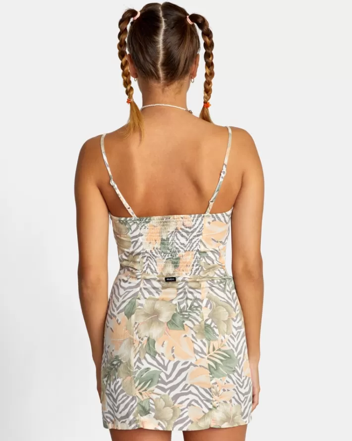 RVCA Vestidos Catch My Breath Mini Sun Feminino | FNTRWD-598<MULHER Vestidos