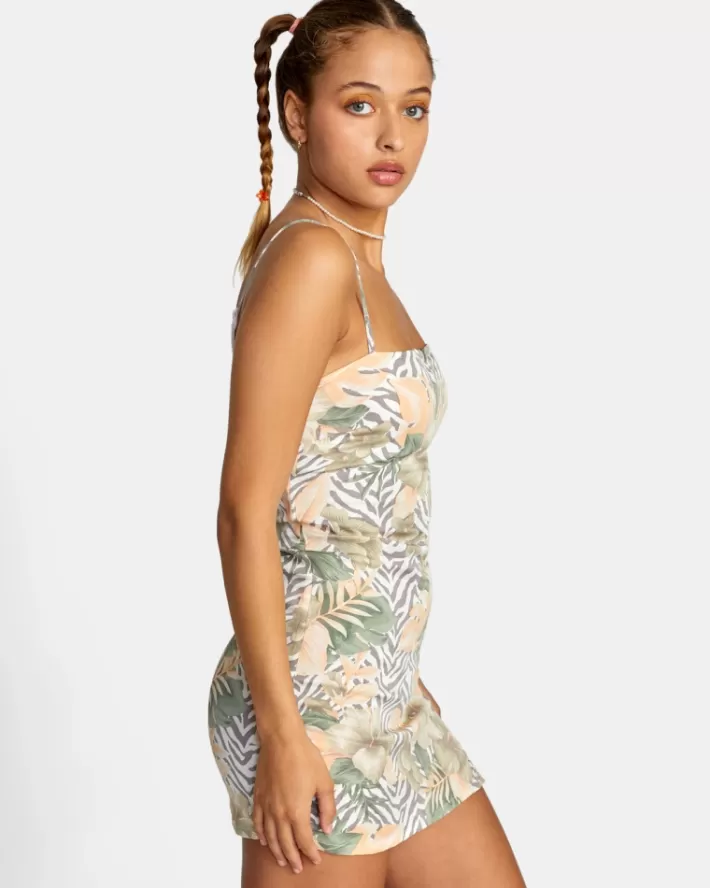 RVCA Vestidos Catch My Breath Mini Sun Feminino | FNTRWD-598<MULHER Vestidos